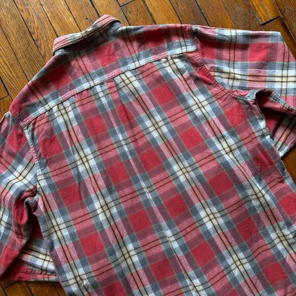 Vintage Y2K L.L. Bean Traditional Fit Flannel Button Up Long Sleeve Shirt Men XL - Picture 5 of 6